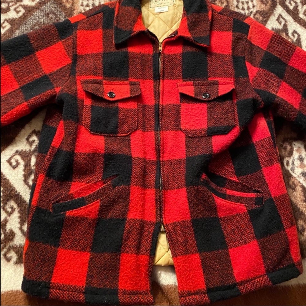 Melton Vintage Mackinaw Hunting coat Medium